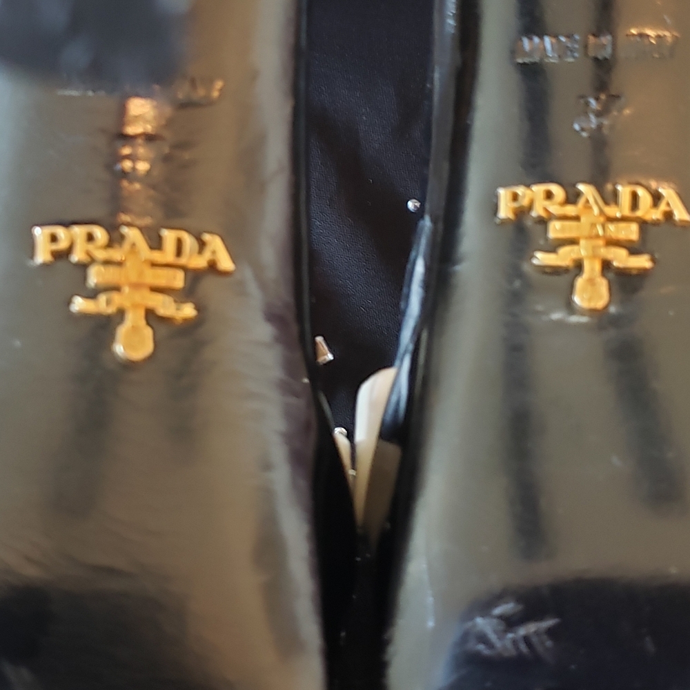 Prada platform heels, black & white, size 37EU - Picture 11 of 13